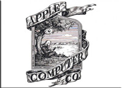 Primer logo de Apple